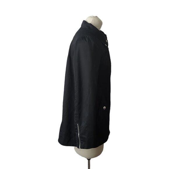 H&M High Neck Mid-Length  Twill Lightweight Coat - Picture 2 of 6